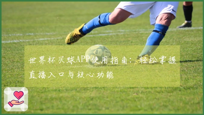 世界杯买球APP使用指南：轻松掌握直播入口与核心功能